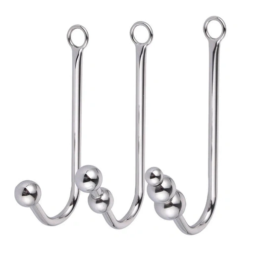Anal Hooks 5334 with Collar Beaded Anal Cuffs Hook Elegant and 1008